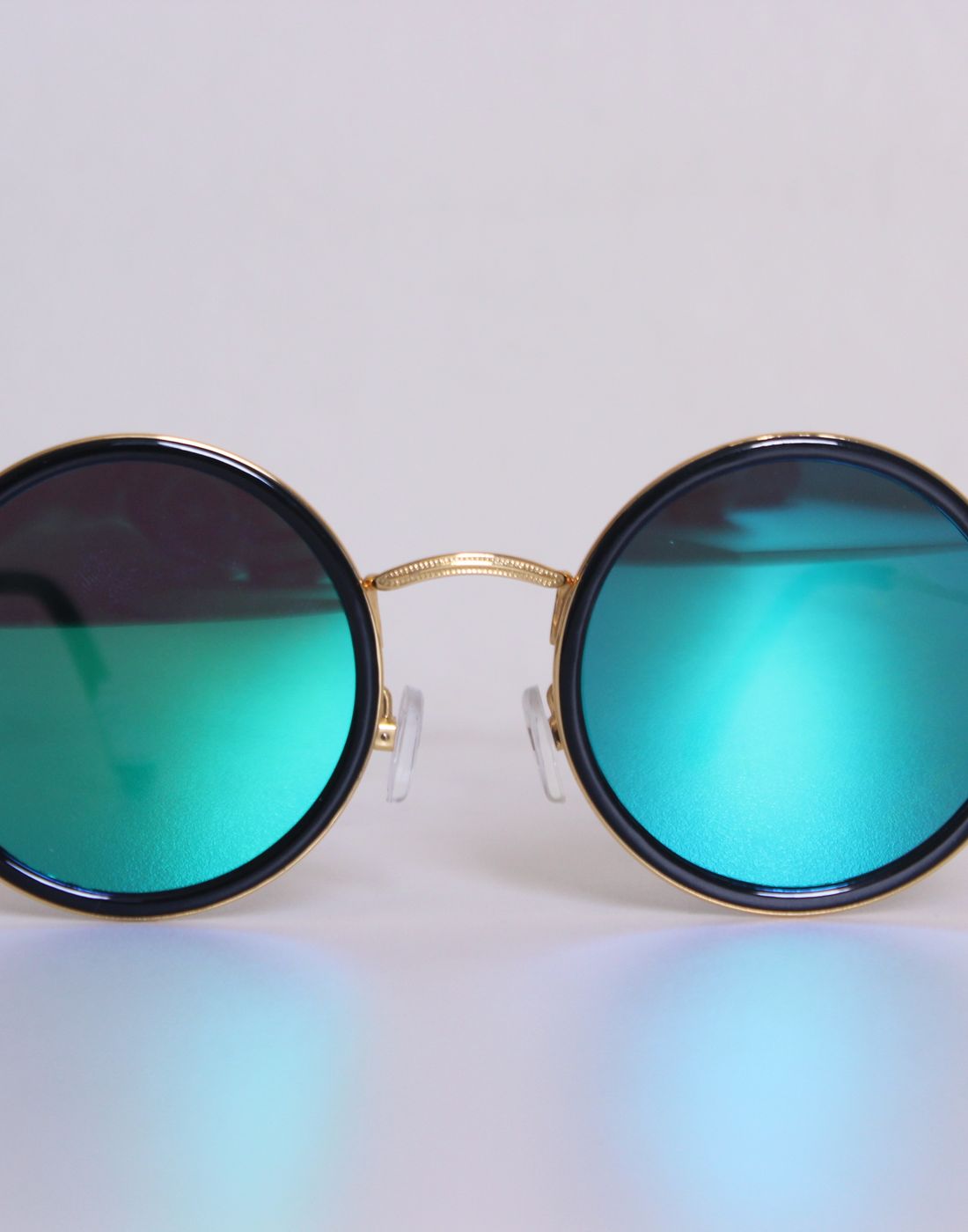 Round mirror sunglasses